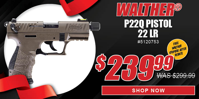 Walther P22Q Pistol - BF